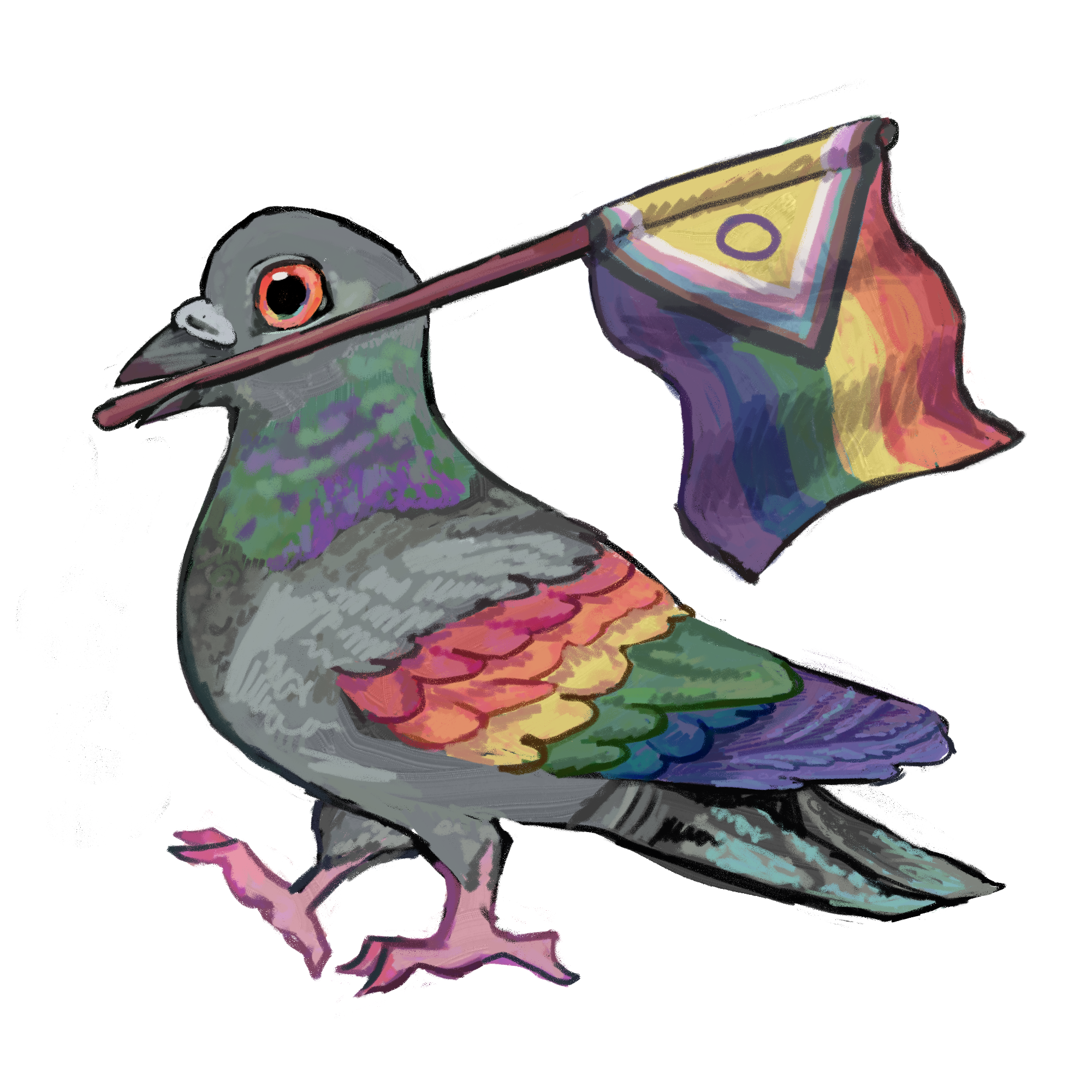 Hudds Queer Social logo